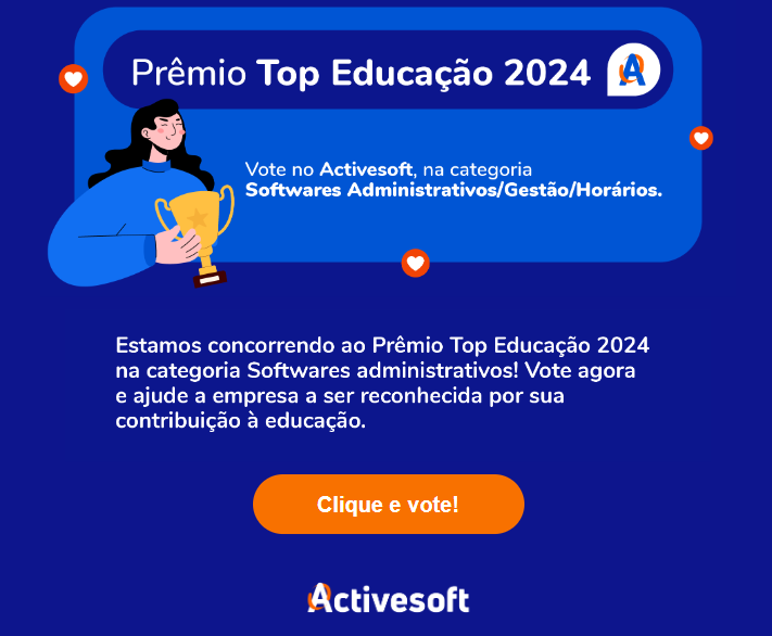 Activesoft concorre a Prêmio Top Educação 2024