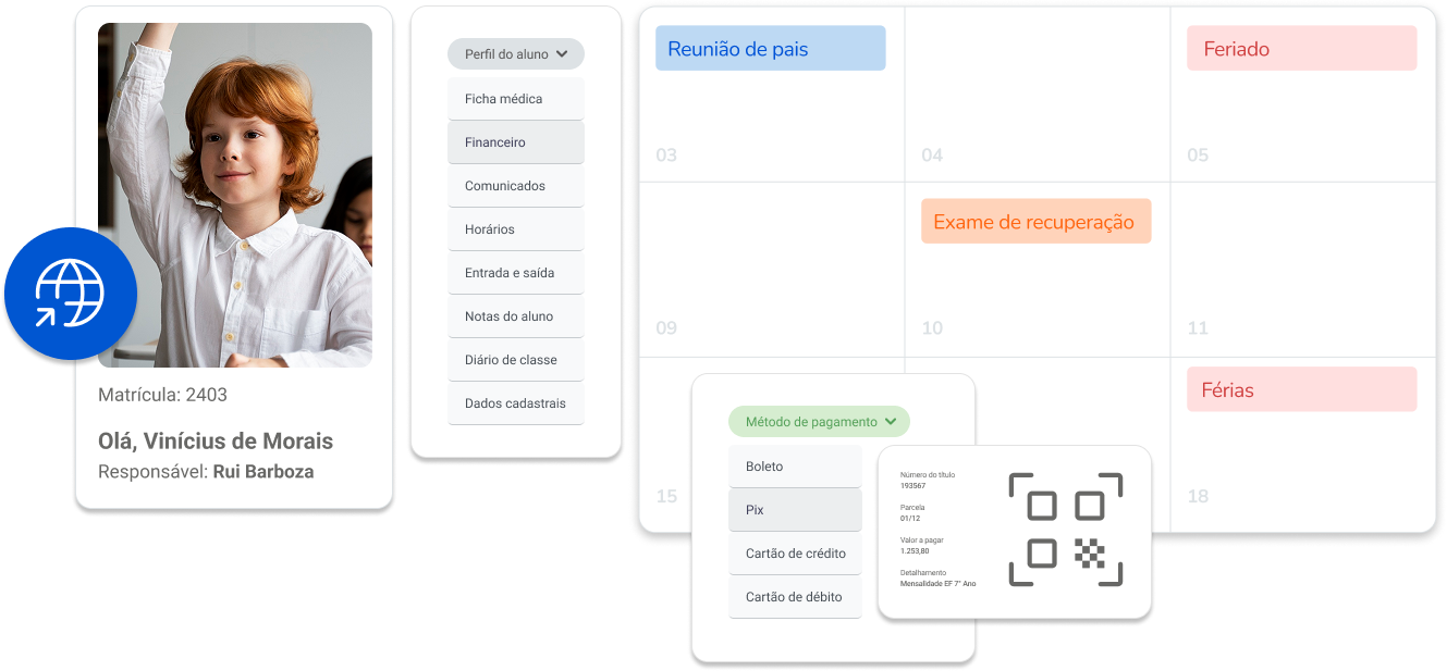 Portal para pais e alunos Portal para pais e alunos
